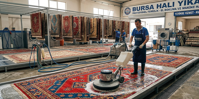 Bursa halı yıkama firmalarından profesyonel temizlik