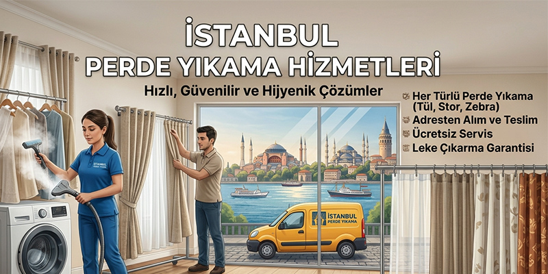 İstanbul'da perde yıkama hizmetleri veren bayiler
