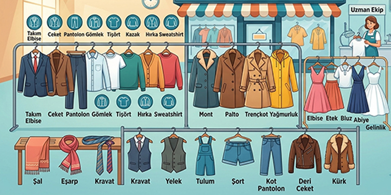 Kuru Temizlemede İşlem Gören Giysiler