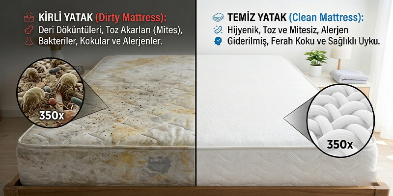 yatak yıkama neden gereklidir